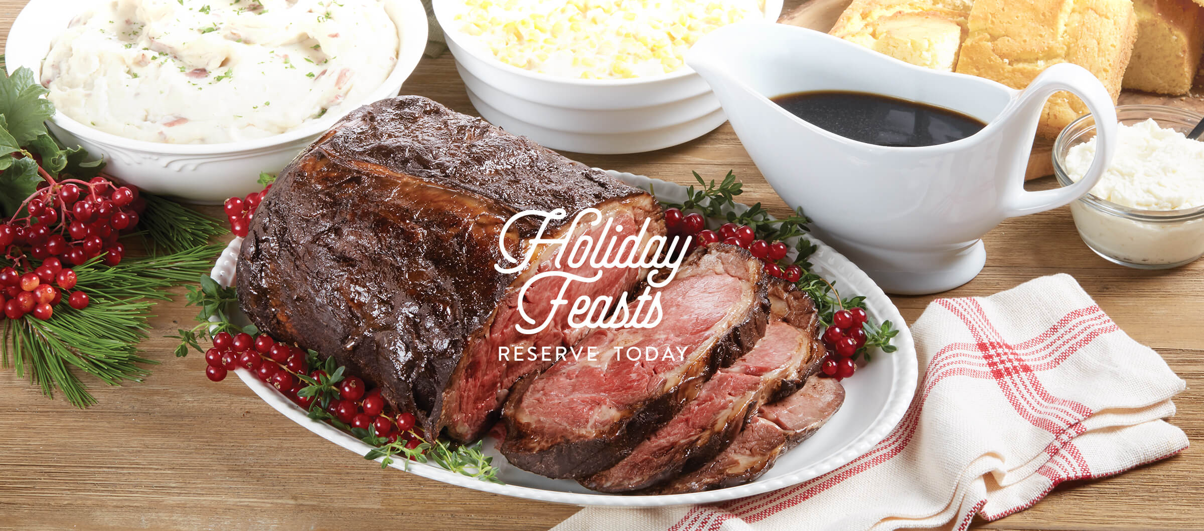 Prime Rib Holiday Feasts - Order Now